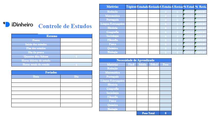 17 Planilhas De Controle Financeiro Download Grátis Para Excel 8486